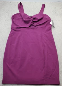 Vestido ajustado Lane Bryant para mujer 18 púrpura correa ancha detalle recorte novia - Imagen 1 de 10