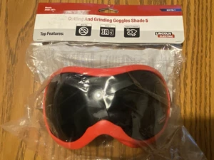 Lincoln Electric Cutting and Grinding Goggles Shade 5 anti fog impact protection - Picture 1 of 6