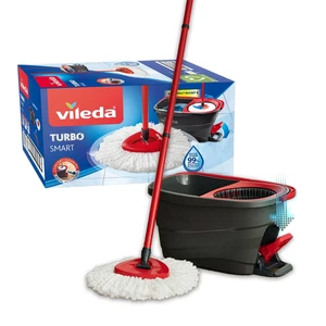 Vileda Turbo Smart Set Mocio con Secchio a Pedale - Foto 1 di 2