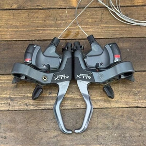 Vintage Shimano XTR ST-M950 Shifter Set Shift Levers 8s 8x3 Trigger 90s MTB A4 - Picture 1 of 12