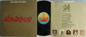 RARE~EXCELLENT~BOB MARLEY & WAILERS~EXODUS~1977 UK 1st ISLAND~STERLING~EMBOSSED - Picture 1 of 8