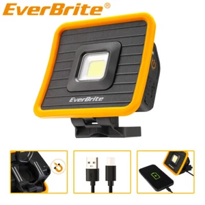 EverBrite Rechargeable 1000 LM COB Work Light LED Super Bright Worklight 3 Modes - Picture 1 of 12