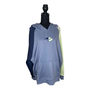 Nike NWT 2X Women Plus Blue Loose Therma-Fit Hoodie $60 #1339C - Picture 1 of 12