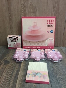 Sweet Creations by Good Cook 6-teiliges Vorbereitungsschüssel-Set Cake Pop Ständer Rosa P&G Cupcake - Bild 1 von 23