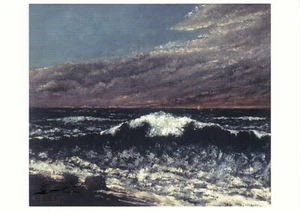 Postal: Gustave Courbet - El lago tempestuoso / La ola - Imagen 1 de 1