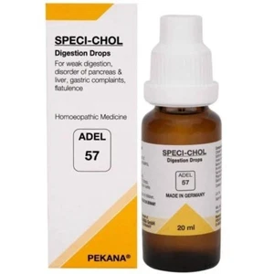 ADEL - 57 Digestion Drops | For Weak Digestion & Gastric Complaints | Homeopathy - Picture 1 of 5