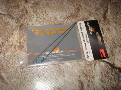 RC Dynamite Blue 120 mm Body Clips (2) DYN5535 5535 - Image 1 of 3