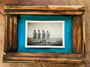 Original antikes gerahmtes Foto von Expedition nach Afrika - Bild 1 von 11