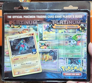 POKEMON OFFICIAL PLATINUM:RISING RIVALS PLAYER'S GUIDE W/ DP41 TOXICROAK G PROMO - Picture 1 of 4