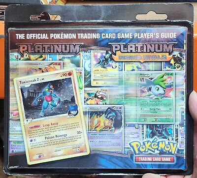 Pokemon Official Platinum:rising Rivals Player's Guide W/ Dp41 Toxicroak G Promo