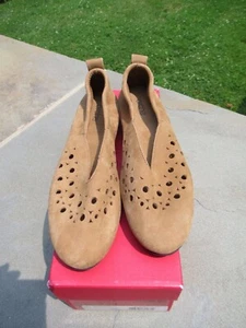 NIB Arche Nityka Nubuck Ballet Flats, Round Toe, Cut Outs, Color Fauve, 38, 7.5 - Picture 1 of 11