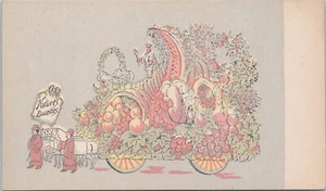 Künstlerpostkarte, Naturkopfgeld, Wagen, Schwimmer, bunt, #13, schwer zu finden - Bild 1 von 2