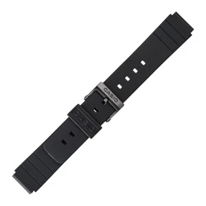 Bracelet en caoutchouc Casio authentique 71604416 20,5/23,5 mm - Picture 1 of 2