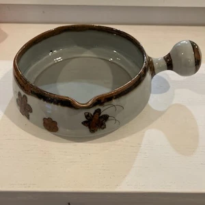 KEN EDWARDS Veracruz Mexiko TONALA KERAMIK Steinzeug 2 Quart Griff Kasserolle - Bild 1 von 6