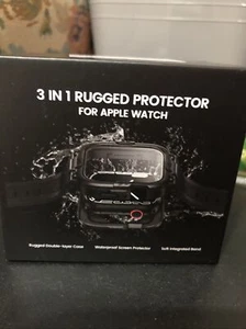 For Apple Watch Series 87654SE-- 3 in 1 Metal Rugged Protector - Picture 1 of 2