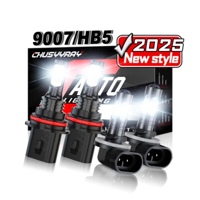 4pcs para For 2000 2001 2002 Nissan Quest 4x 9007 faros LED + luz antiniebla 881 - Image 1 of 4