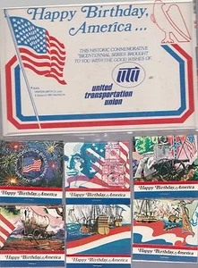 Set mit 12 Bicentennial Matchheften - Bild 1 von 1