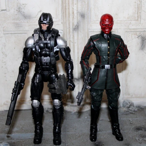 2 Marvel Legends DEMOLITION MAN Red Skull Hydra Trooper 6 Inch Figure Cover