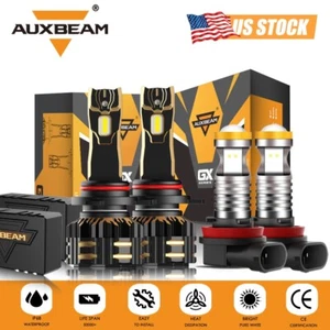 For 2019 2020 Chevy Equinox AUXBEAM Canbus LED Headlight Hi Low+Fog Light 6000K - Picture 1 of 12