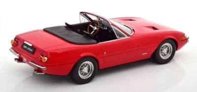 1969 FERRARI 365 GTB DAYTONA SPIDER OPEN RED 1:18 SCALE BY KK-SCALE KKDC180611 - Image 1 of 4