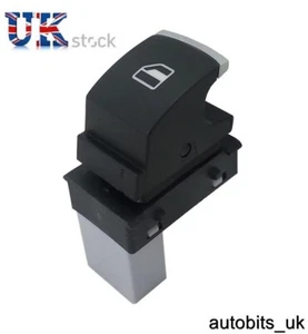 Chrome Window Control Switch For VW Golf Jetta MK5 MK6 Tiguan Passat B6 B7 CC - Picture 1 of 5