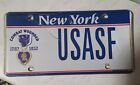 NEW YORK License Plate Combat Wounded UNITED STATES ARMY SPECIAL FORCES USASF