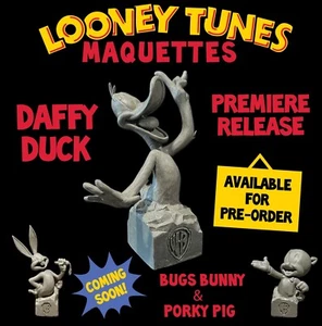 Daffy Duck Animation Maquette Collectible Statue Looney Tunes Figure - Picture 1 of 6