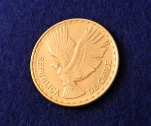 1969 Chile 5 Centesimos - Beautiful Full Luster Coin - See PICS - Picture 1 of 2