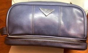 Men's Toiletry Bag Travel Bag Men Large Bathroom Organizer BLUE DOPP 10L x 5.5W - Picture 1 of 12