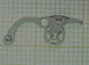 LEMANIA Cal 1340 1341 Teil 8080 Kupplung montiert OMEGA 1040 Part 1723 n35 - Picture 1 of 2