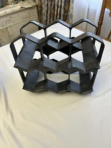 Vintage 1960s Ornapress Switzerland Mid Century Modern MCM Stackable Wine Rack - Picture 1 of 10