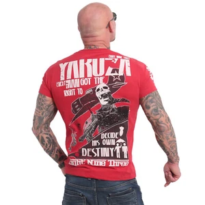 T-shirt uomo Yakuza maglietta tsb18036 taglia S colore rosso - Foto 1 di 2