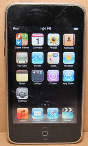 Apple iPod Touch A1288 2nd Generation 8GB Black Silver + MP3 Songs -PARTS REPAIR - Picture 1 of 12