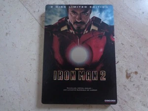 IRON MAN 2 MARVEL 3 Disc SteelBook Blu-ray + DVD + booklet Robert Downey jr. - Picture 1 of 12