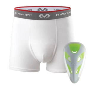 McDavid Boys' Boxer Brief Shorts with FlexCup (Large) - Picture 1 of 1