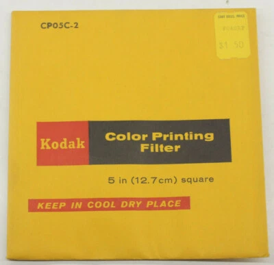 Kodak CP05C-2 Color Printing Gelatin Filter - 5" Square  - New - F30 - Image 1 of 2