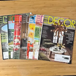Elle Decor Magazine Lot of 7 Issues 2022 - Picture 1 of 8