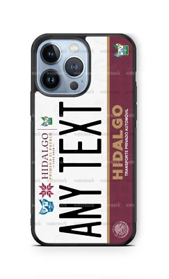 Funda Teléfono Celular Hidalgo México 2023 Matrícula Personalizada se adapta a IPHONE SAMSUNG Foto 1 de 4