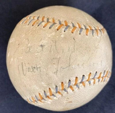 Walter Johnson béisbol firmado único PSA LOA Foto 1 de 4