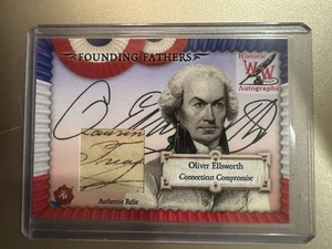2025 Historic Autographs Founding Fathers /41 Oliver Ellsworth Written Word! - Picture 1 of 2