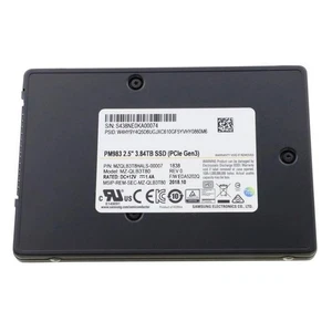 Samsung PM983 3,84TB SSD 2,5" U.2 PCIe NVMe Solid State Drive MZQLB3T8HALS-00007 - Bild 1 von 1