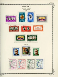 COLOMBIA Scott Specialty Album Page Lot #77 - SEE SCAN - $$$ - Picture 1 of 1
