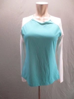 Columbia OMNI-SHADE Talla S Mujer Azul Manga Larga Correr Gimnasio Camiseta Atlética 797 Foto 1 de 4