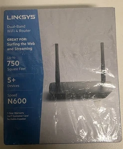 Linksys WiFi 4 Dual-Band N600 Router - Bild 1 von 2
