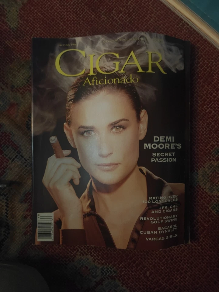 Vintage Cigar Aficionado Magazine featuring Demi Moore Autumn 1996 Foto 1 de 1