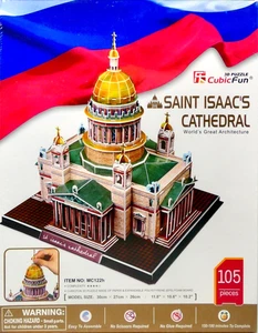 CubicFun Saint Isaac’s Cathedral 3D Puzzle 105 pieces - (8+) - New & ealed - Picture 1 of 4