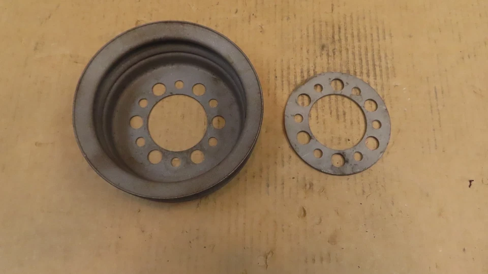 Polea cigüeñal 215 aluminio V8 2 Grove Oldsmobile Buick Rover Pontiac 1365028 Foto 1 de 3