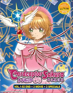 Anime DVD Cardcaptor Sakura Complete *Eng Dub* Vol.1-92 End + 2 Movie +2 Special - Picture 1 of 3