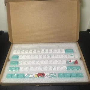 Juego de teclas Coral Sea Dye Subs OEM PBT para teclado Cherry MX 60 % - Imagen 1 de 4