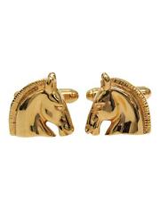 Pre Loved Hermes Gold Horse Cufflinks for Men by a Luxury Designer  -  Sets